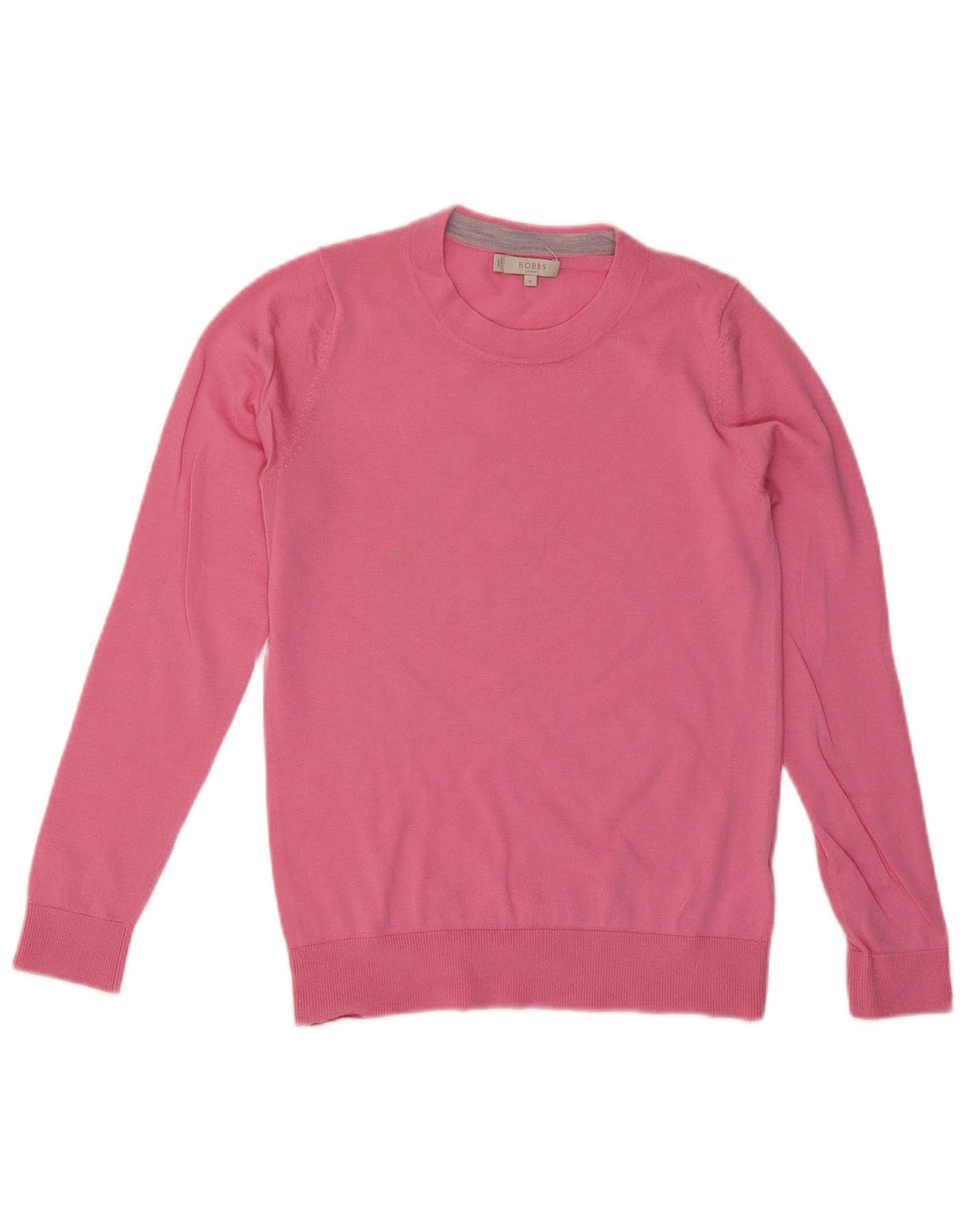 HOBBS Dame sweater med rund hals DK 12 Medium Pink Uld