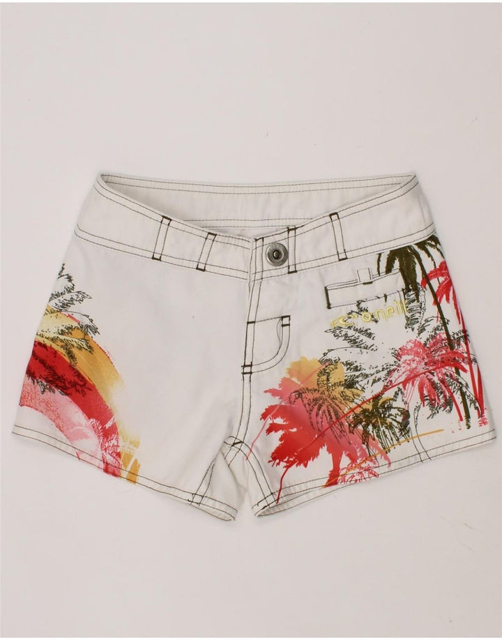 O'NEILL Boys Graphic Casual Shorts 8-9 Years W23 White Vintage O'Neill and Second-Hand O'Neill from Messina Hembry 