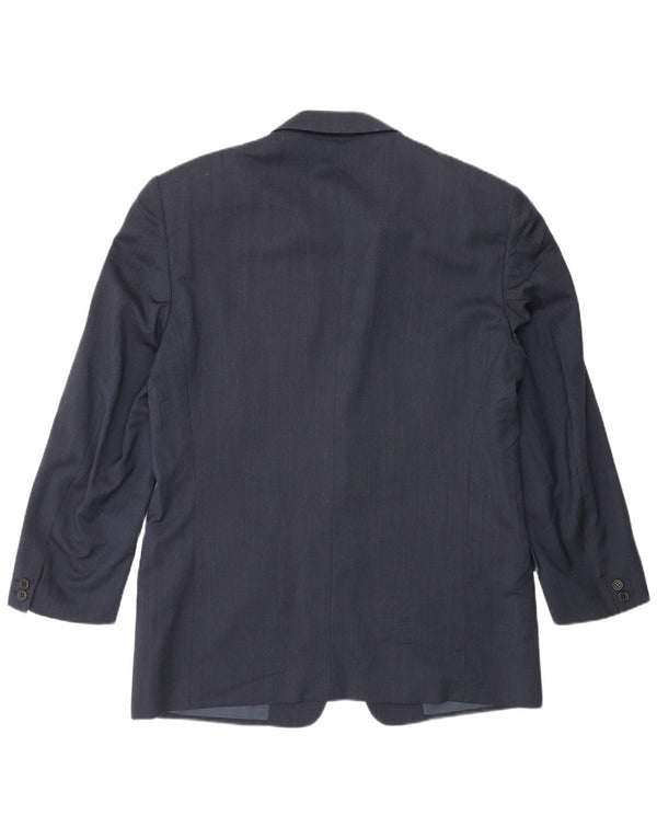 Valentino Herre 2-knaps blazerjakke IT 52 XL Marineblå Ny uld