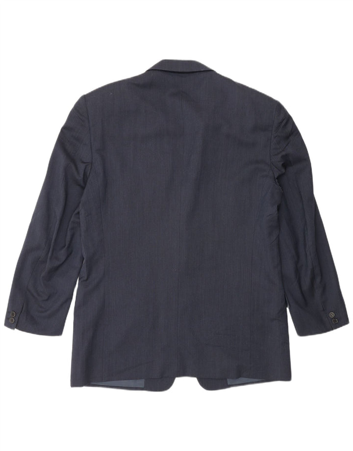 Valentino Herre 2-knaps blazerjakke IT 52 XL Marineblå Ny uld