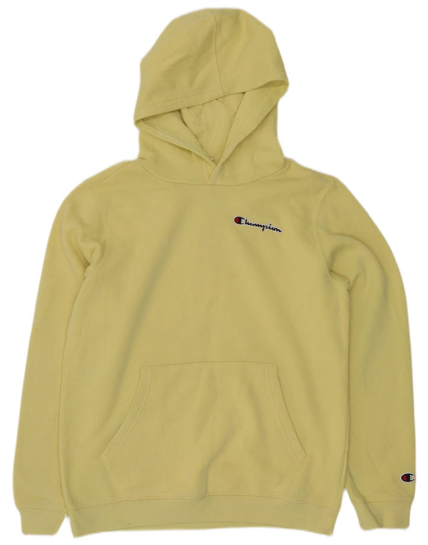 Champion Boys Hoodie Jumper 13-14 år XL Gul Bomuld