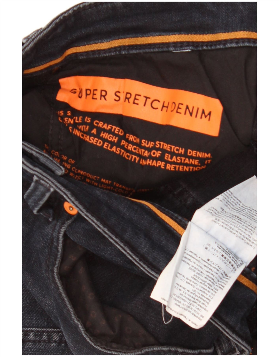 Hugo Boss Herre Slim Jeans W31 L32 Marineblå Bomuld