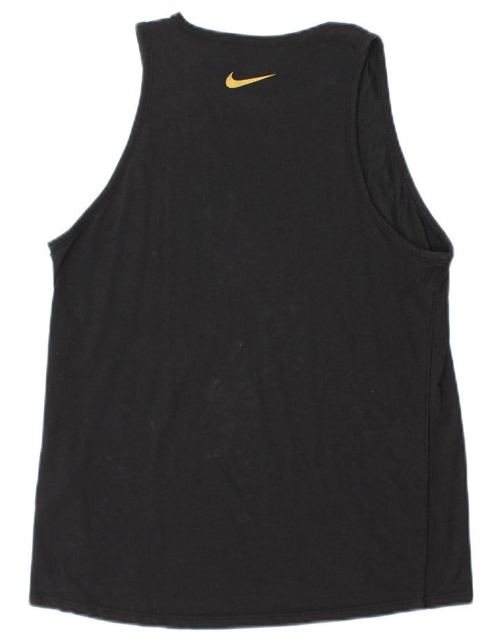 Nike Herre Athletic Cut Grafisk Vest Top Lille Sort Bomuld