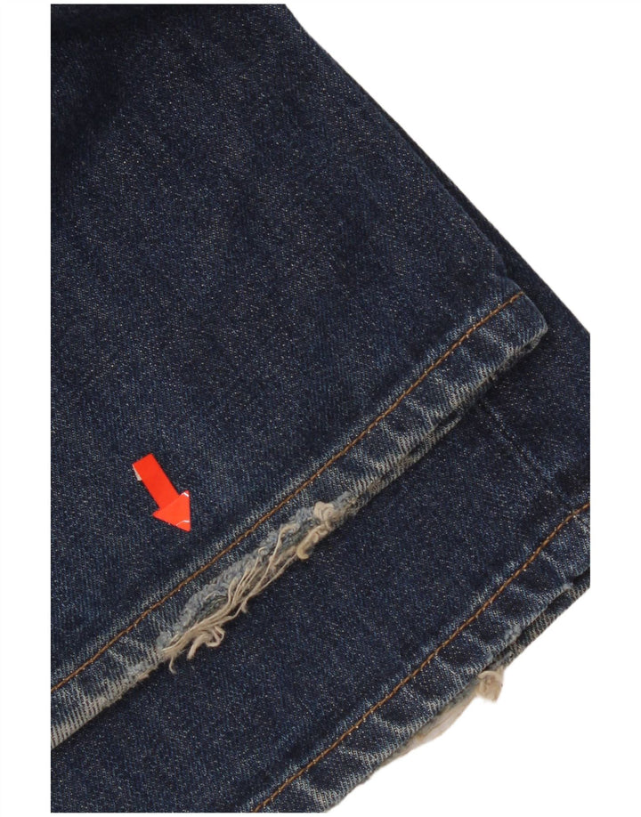 Levi's Dame 516 Flared Jeans W32 L32 Blå Bomuld
