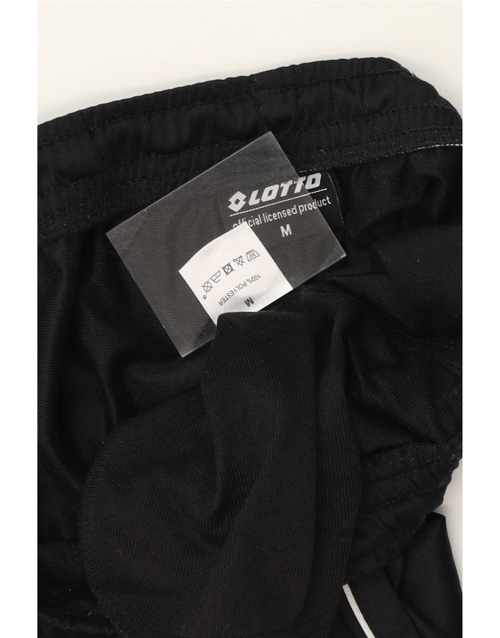 LOTTO Mens Tracksuit Trousers Joggers Medium Black Polyester Vintage Lotto and Second-Hand Lotto from Messina Hembry 