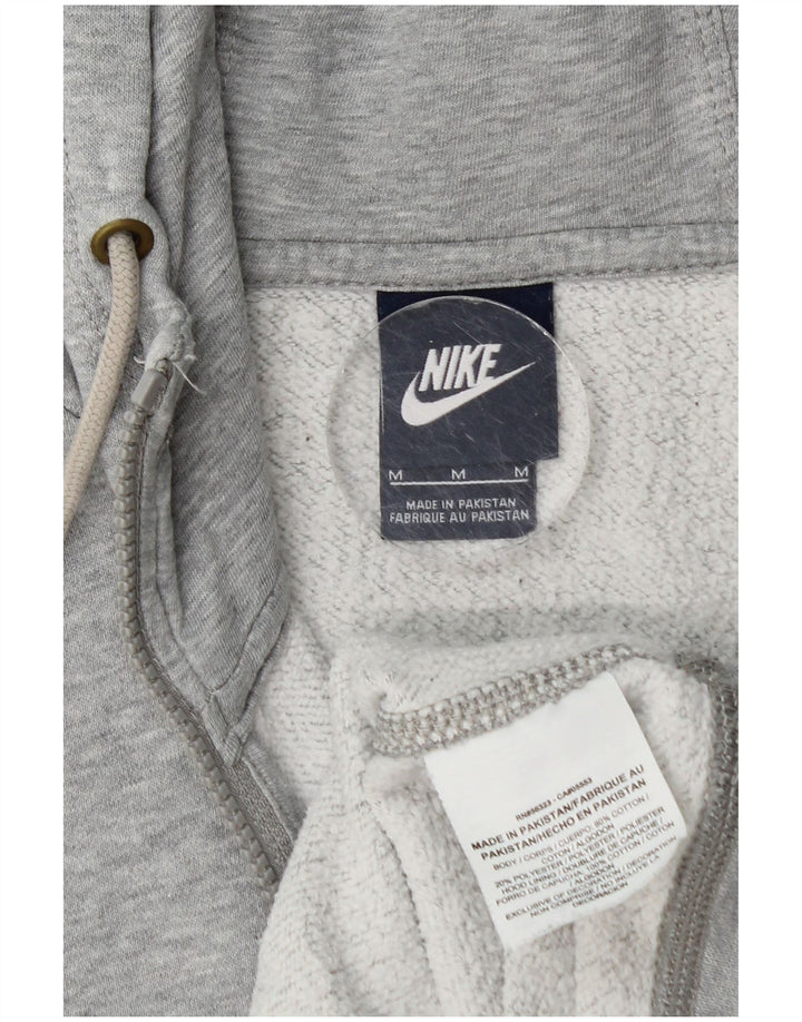 Nike hættetrøje med lynlås til mænd Medium Grey Flecked Bomuld