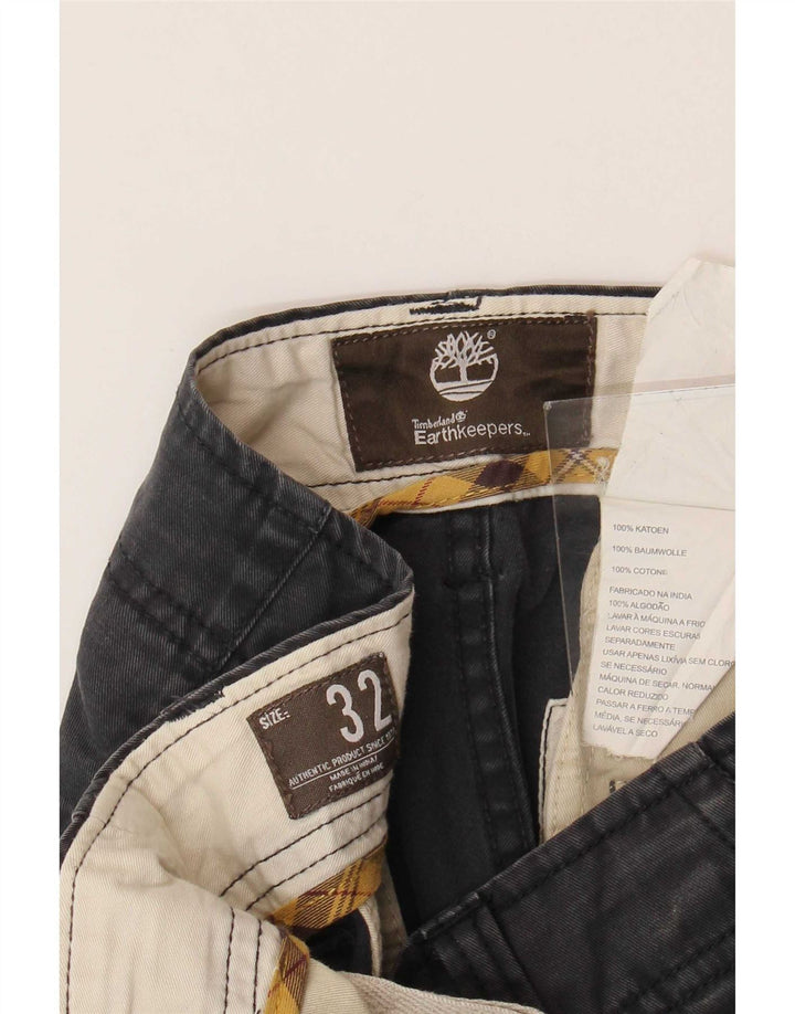 Timberland Mens Earthkeepers Chino Shorts W32 Medium Grey Bomuld