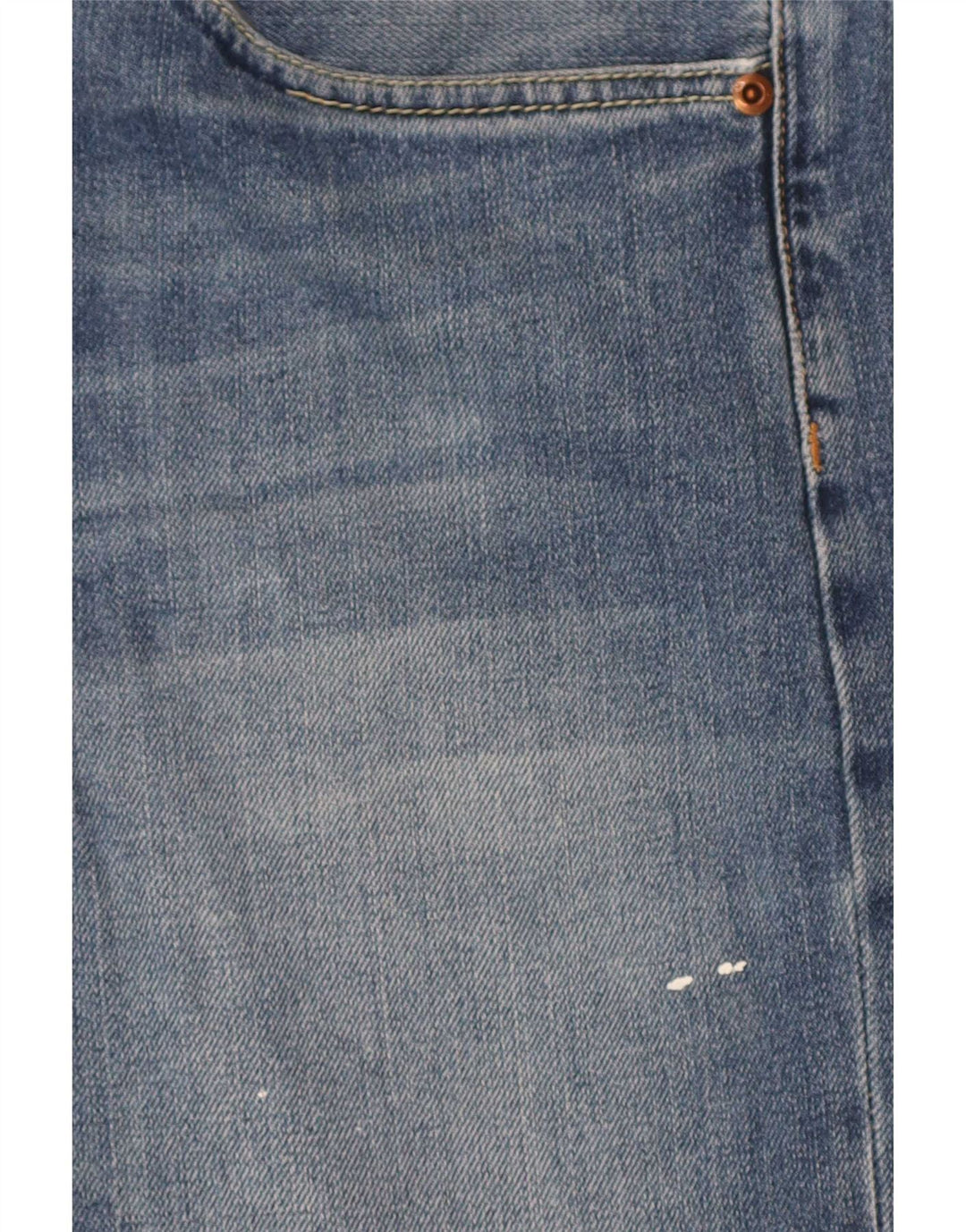 Zara Straight Jeans til mænd EU 44 Large W34 L29 Blå