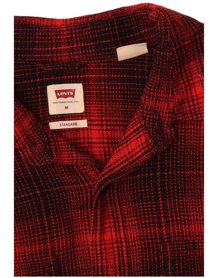LEVI'S Standard flannelskjorte til mænd Medium rød ternet bomuld