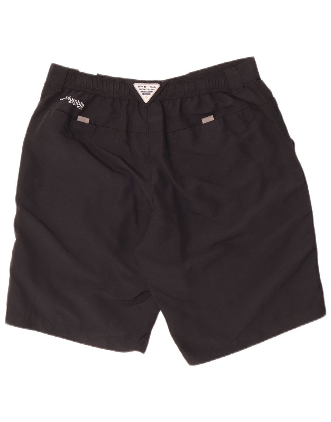 Columbia Herre Omni-Shade Cargo Shorts W34 Large Black Polyester
