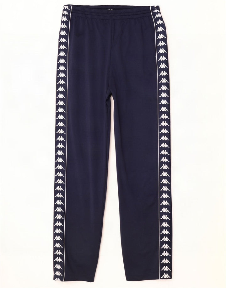 Kappa Herre grafisk træningsdragt Bukser Large Navy Blue Polyester