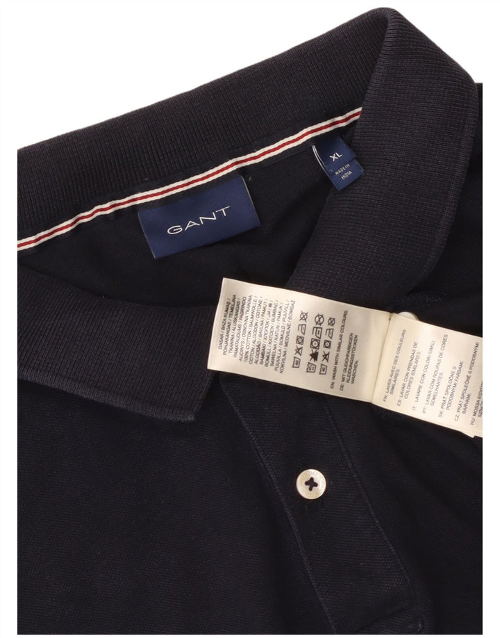 Gant herre poloshirt XL marineblå bomuld