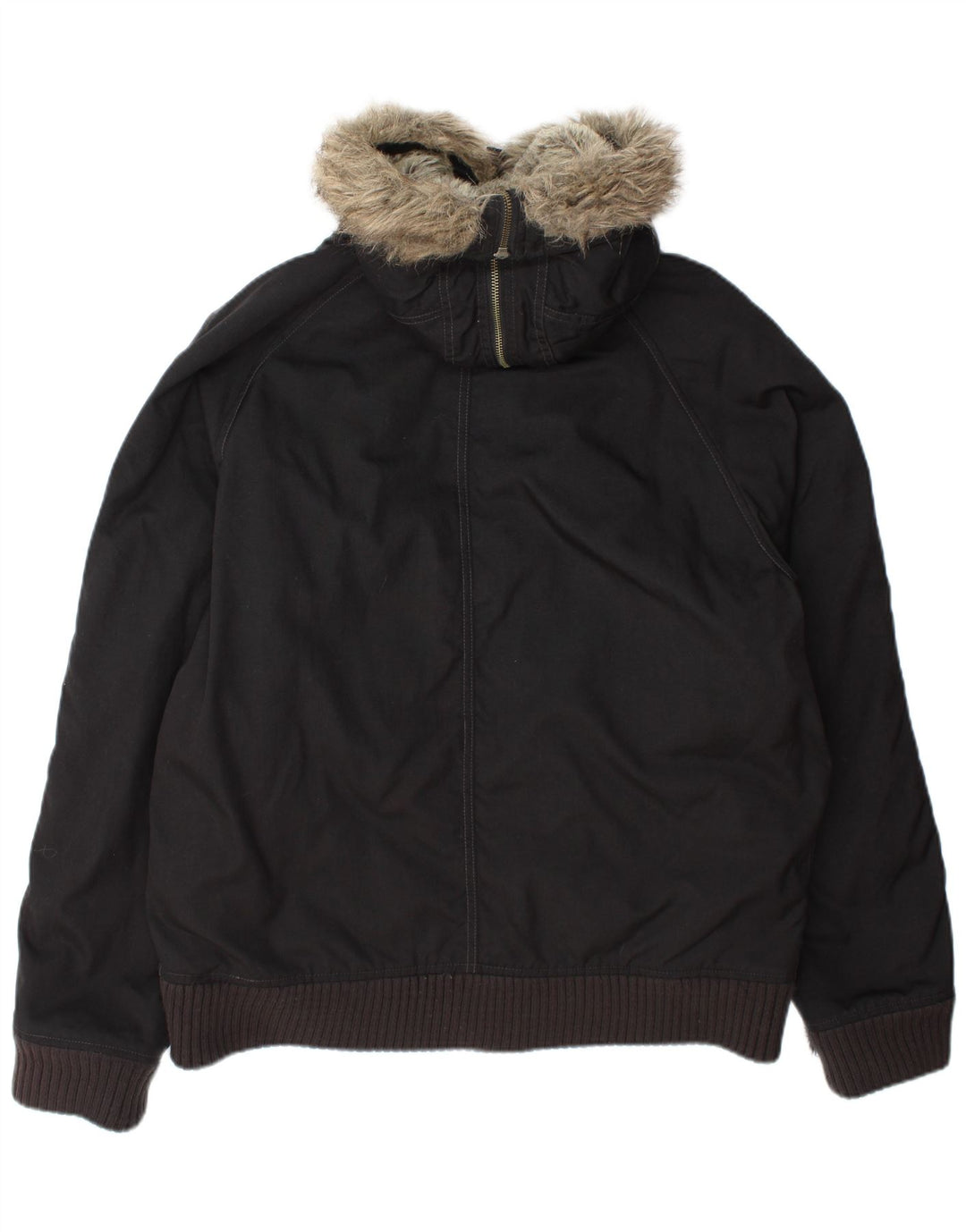 Woolrich Herre hættepolstret bomberjakke UK 42 XL Sort