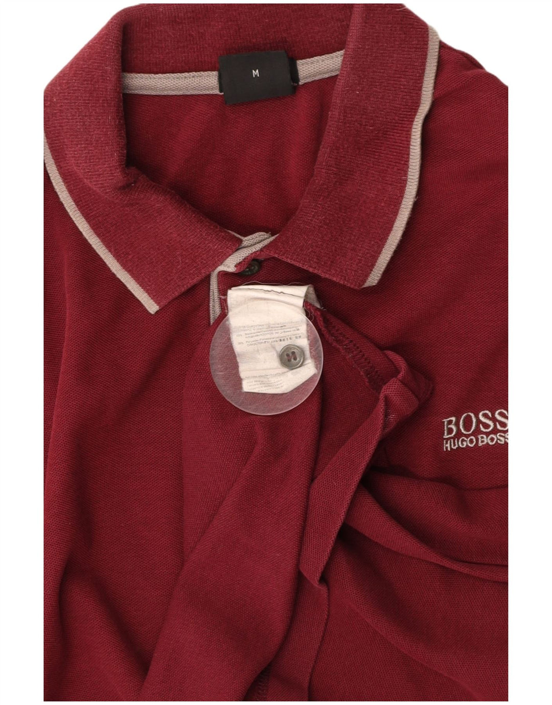 HUGO BOSS Poloshirt til mænd Medium Bourgogne bomuld