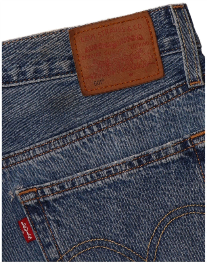 Levi's Dame 501 Straight Jeans W30 L30 Blå