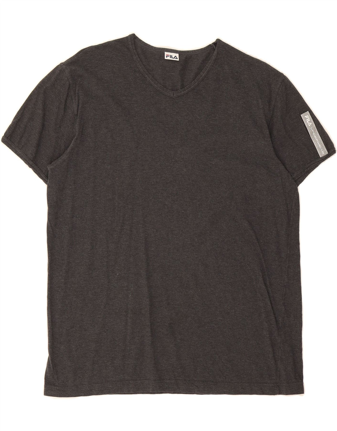 FILA Mens T-Shirt Top Medium Grey Vintage Fila and Second-Hand Fila from Messina Hembry 