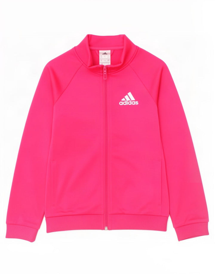 Adidas Pige Træningsdragt Topjakke 9-10 År Pink Polyester