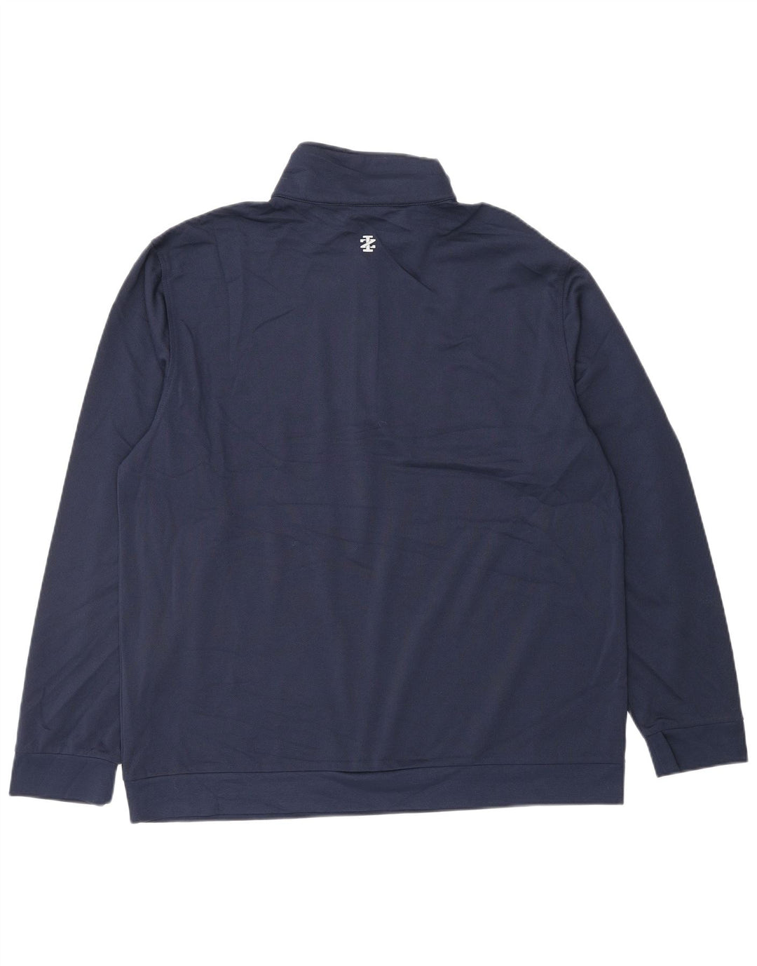 IZOD Sweatshirt med lynlås til mænd, stor marineblå polyester