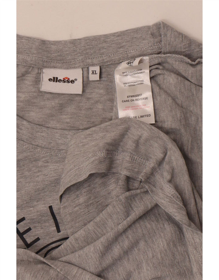 Ellesse Herre Grafisk Vest Top XL Grå Flecked Bomuld