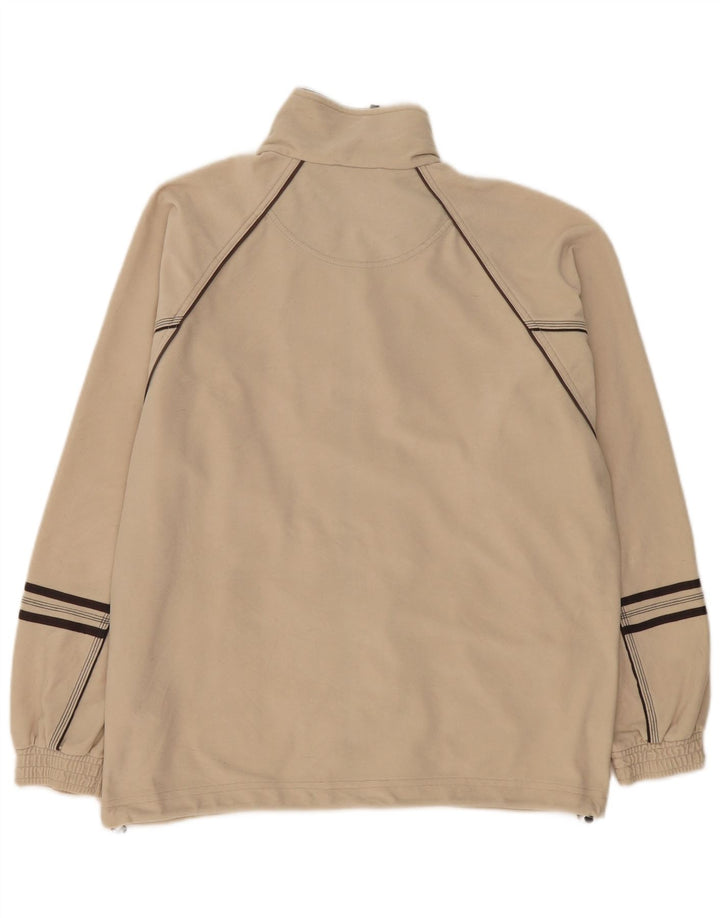 Lotto Herre træningsdragt Topjakke UK 40/42 Stor Beige Polyester