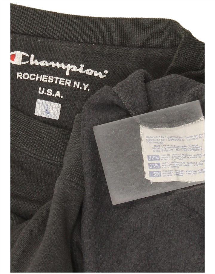 Champion Herre Sweatshirt Jumper XL Grå Bomuld
