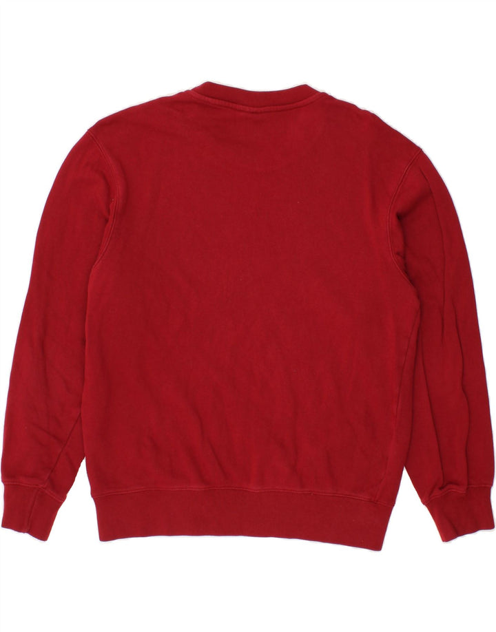 CHAMPION Mens Graphic Sweatshirt Jumper Medium Red Cotton Vintage Champion and Second-Hand Champion from Messina Hembry 