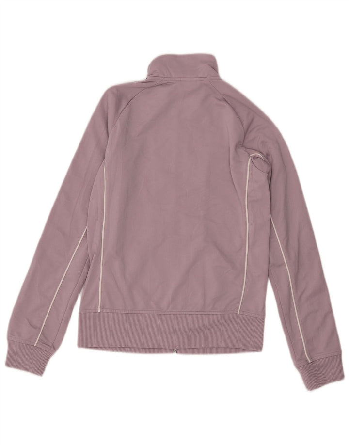 ADIDAS træningsdragt topjakke til kvinder UK 12 Medium Lilla Bomuld