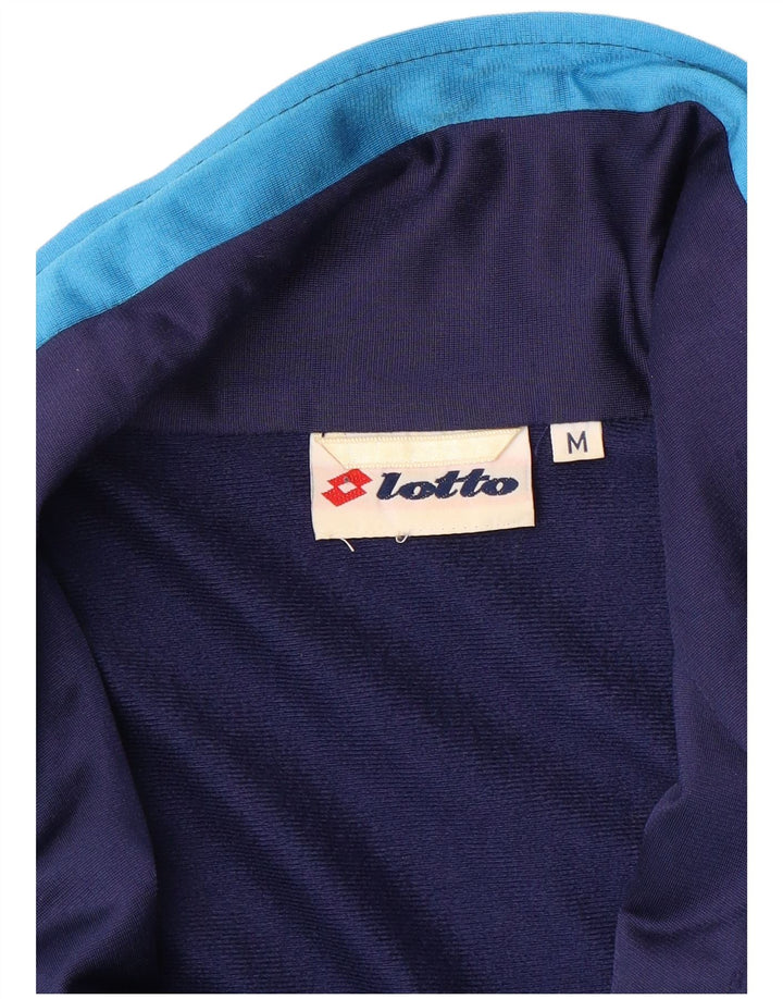 Lotto Herre træningsdragt Topjakke Medium Navy Blue Colourblock