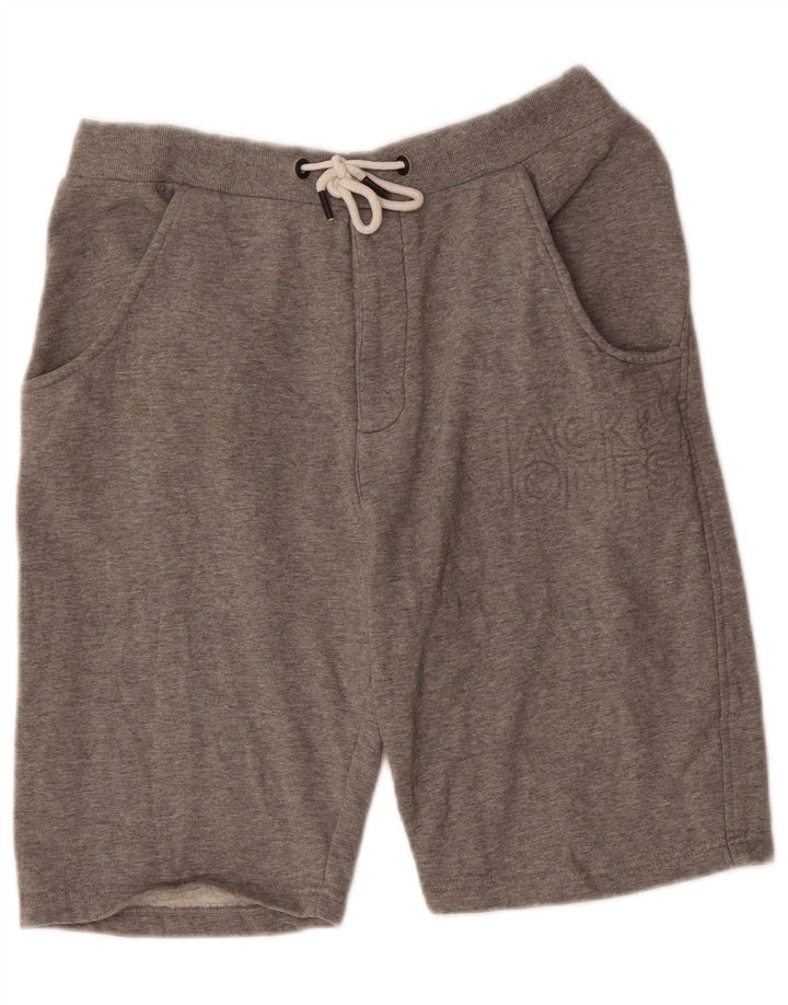 Jack & Jones Sportsshorts til mænd, store grå bomuld
