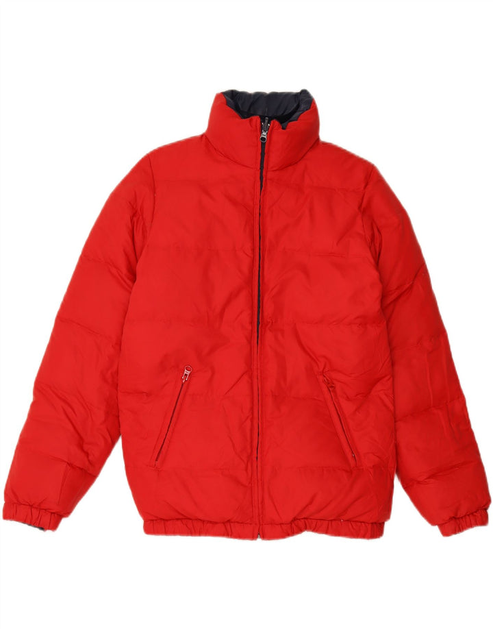 BENETTON Boys Reversible Padded Jacket 13-14 Years Red