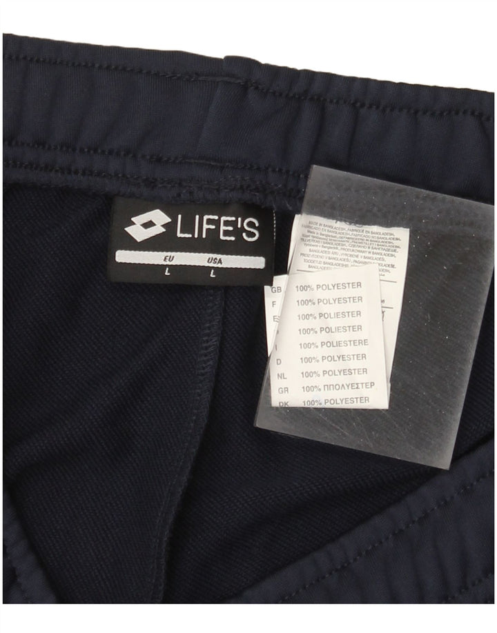 Lotto Dame træningsdragt Bukser Joggers Large Navy Blue Polyester