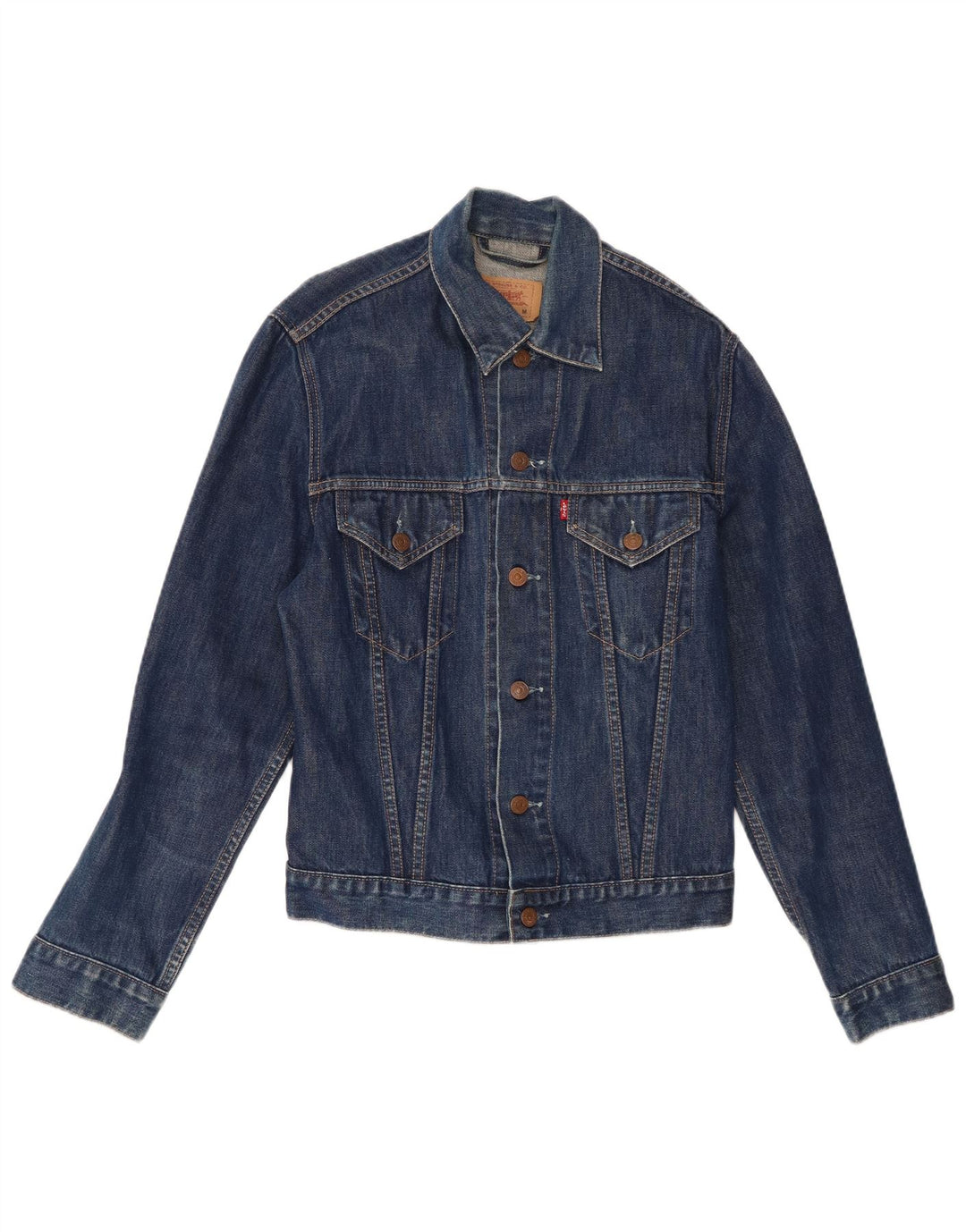 Levi's Herre denimjakke UK 38 Medium Navyblå Bomuld