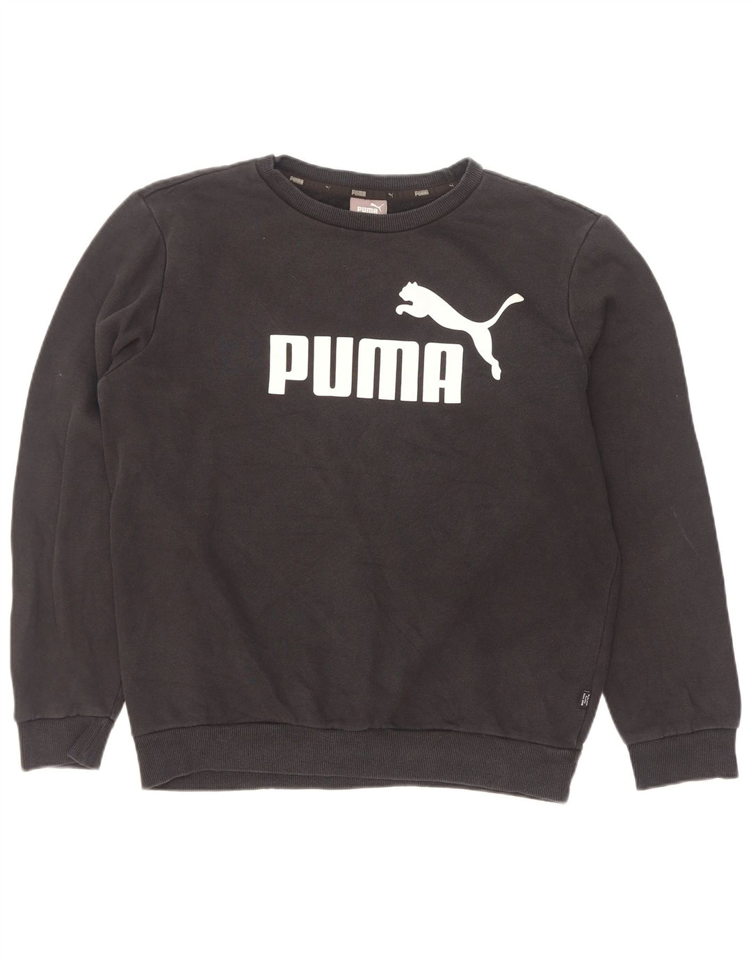 Puma Herre Grafisk Sweatshirt Jumper Lille sort bomuld