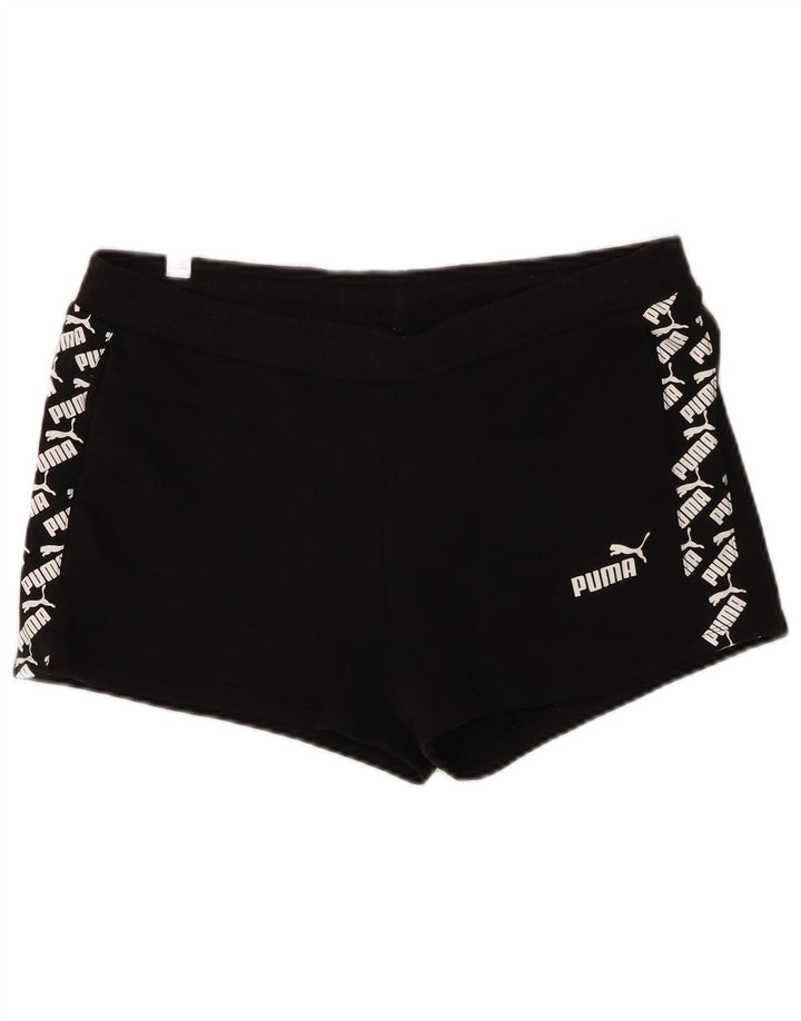 Puma Graphic Sports Shorts til kvinder UK 16 Large Black