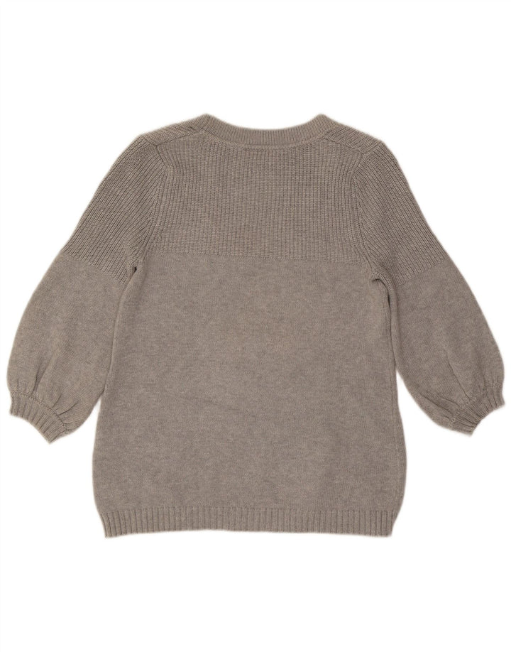 WAREHOUSE Dame 3/4-ærmet bådhalstrøje DK 12 mellemgrå