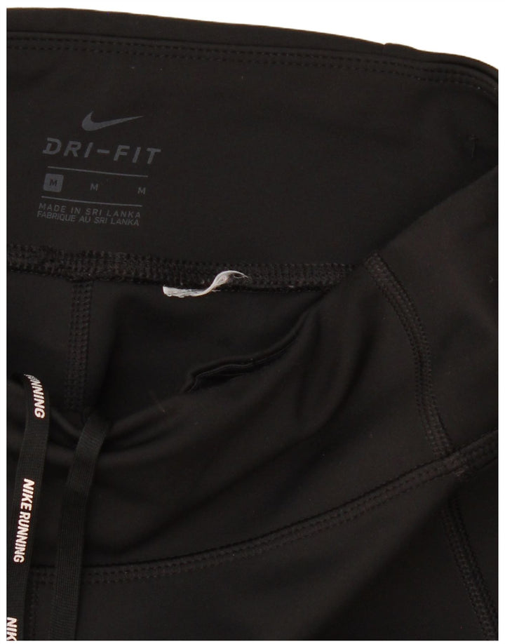 Nike Dame Dri Fit Capri Leggings UK 12 Medium Sort