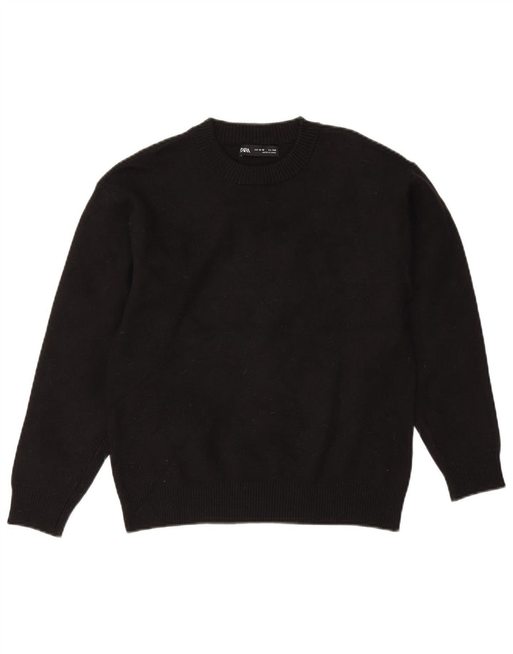 Zara drenge sweater med rund hals 9-10 år sort