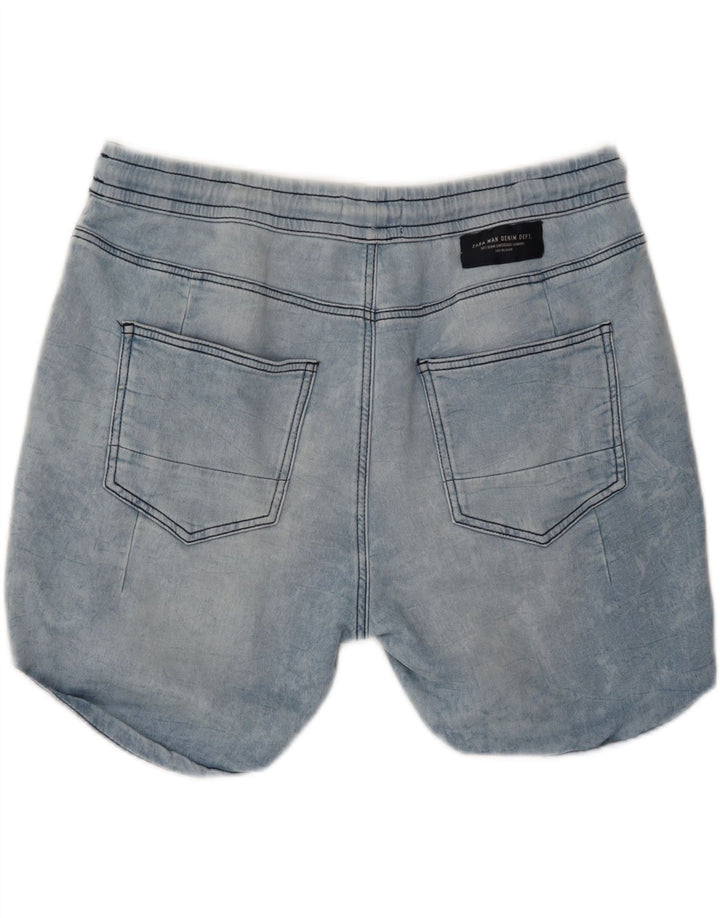 ZARA Mens Denim Denim Shorts Large W36 Blue Cotton Vintage Zara and Second-Hand Zara from Messina Hembry 