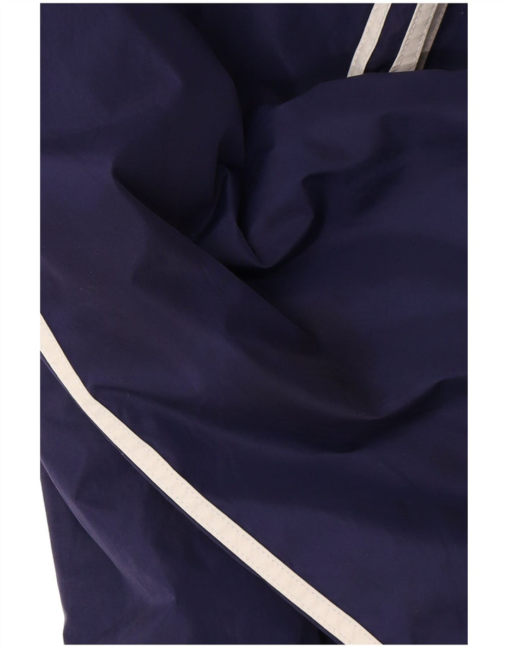 Adidas Herre Windbreaker Jacket UK 44/46 Large Navy Blue Polyamide