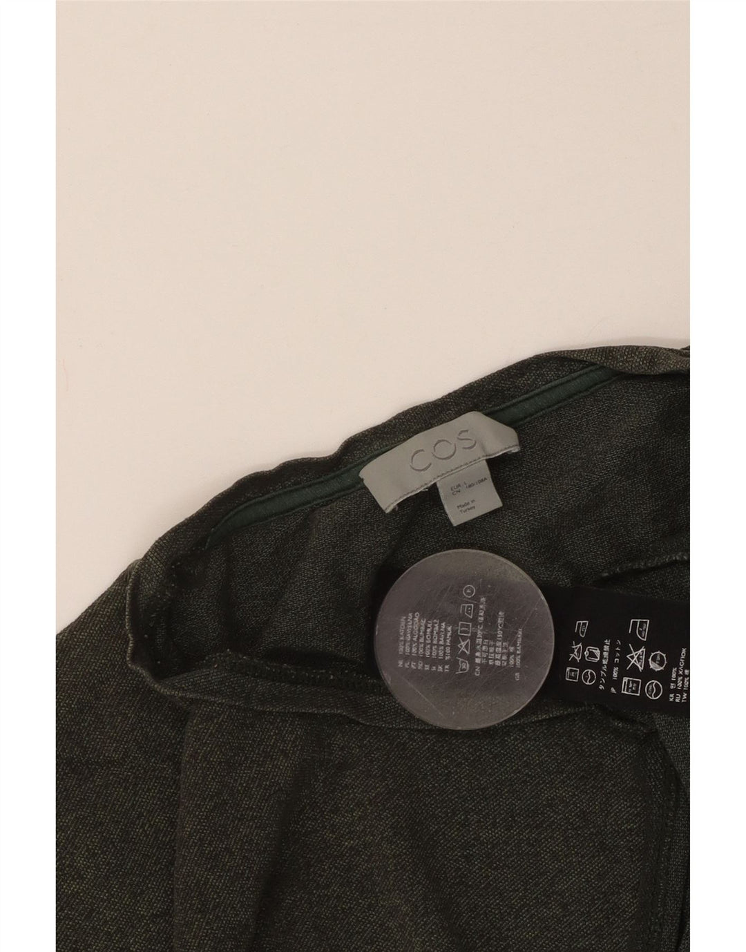 COS Herre T-Shirt Top Stor Grøn