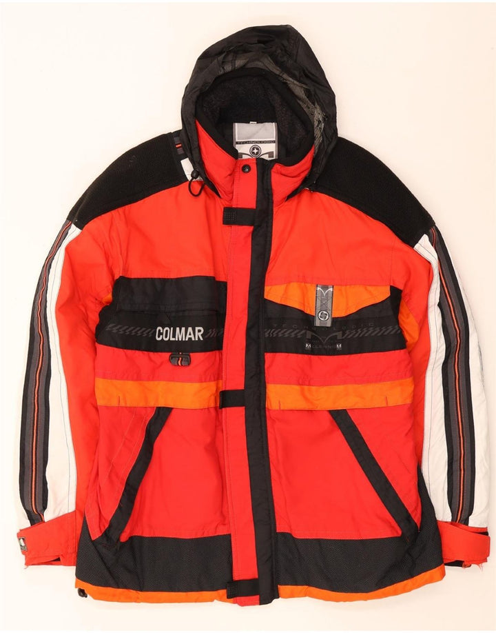 Colmar Herre Hætte Skijakke IT 52 Stor Rød Colourblock