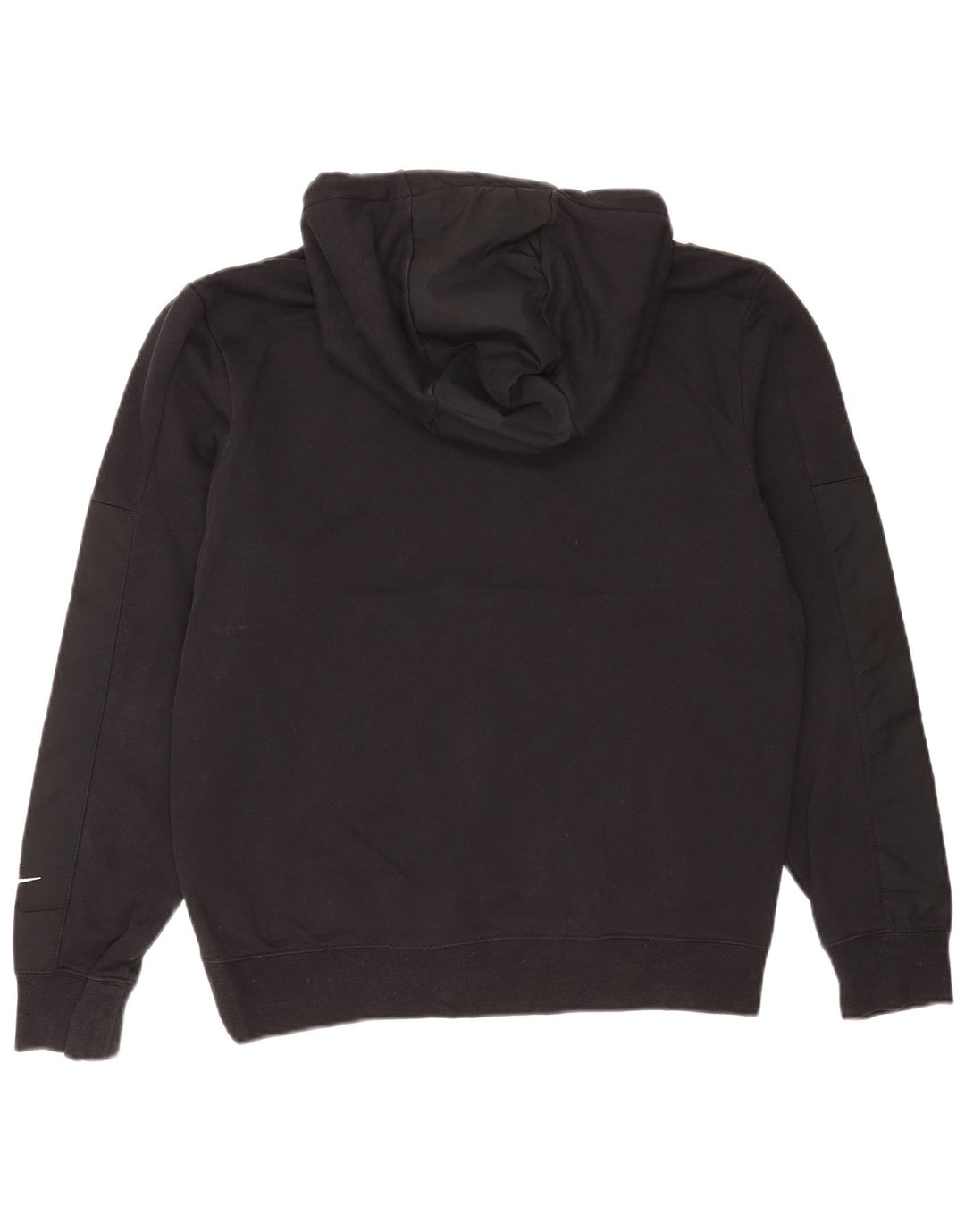 Nike Herre grafisk Regular Fit Hoodie Jumper Lille sort bomuld