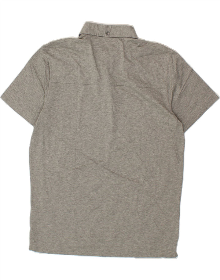 TOMMY HILFIGER Mens Polo Shirt Medium Grey Cotton Vintage Tommy Hilfiger and Second-Hand Tommy Hilfiger from Messina Hembry 