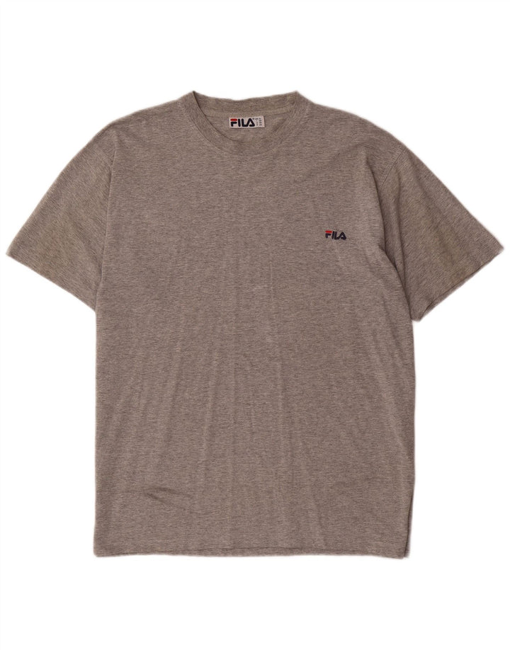 FILA Herre T-Shirt Top XL Grå Flecked