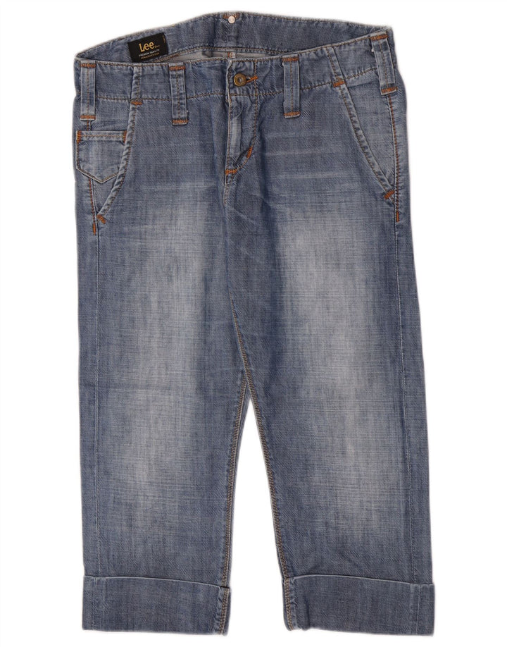 Lee Dame Key West Capri Jeans W29 L21 Blå Bomuld