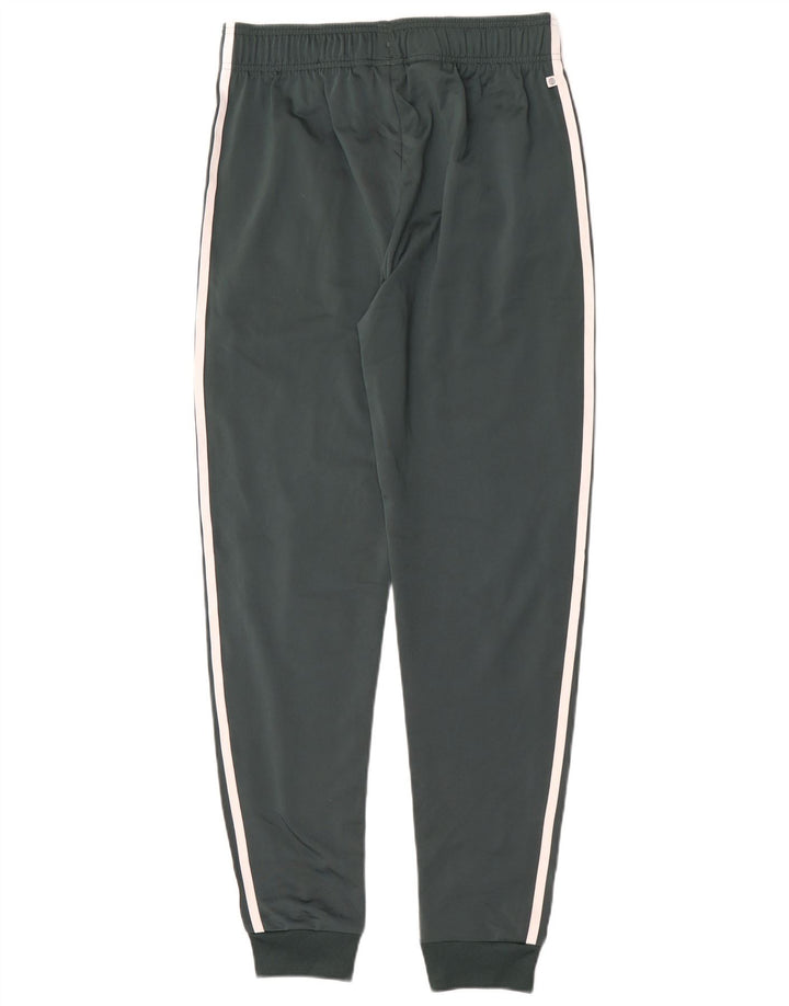 Adidas Drenge Træningsdragt Bukser Joggers 15-16 År Grøn Polyester