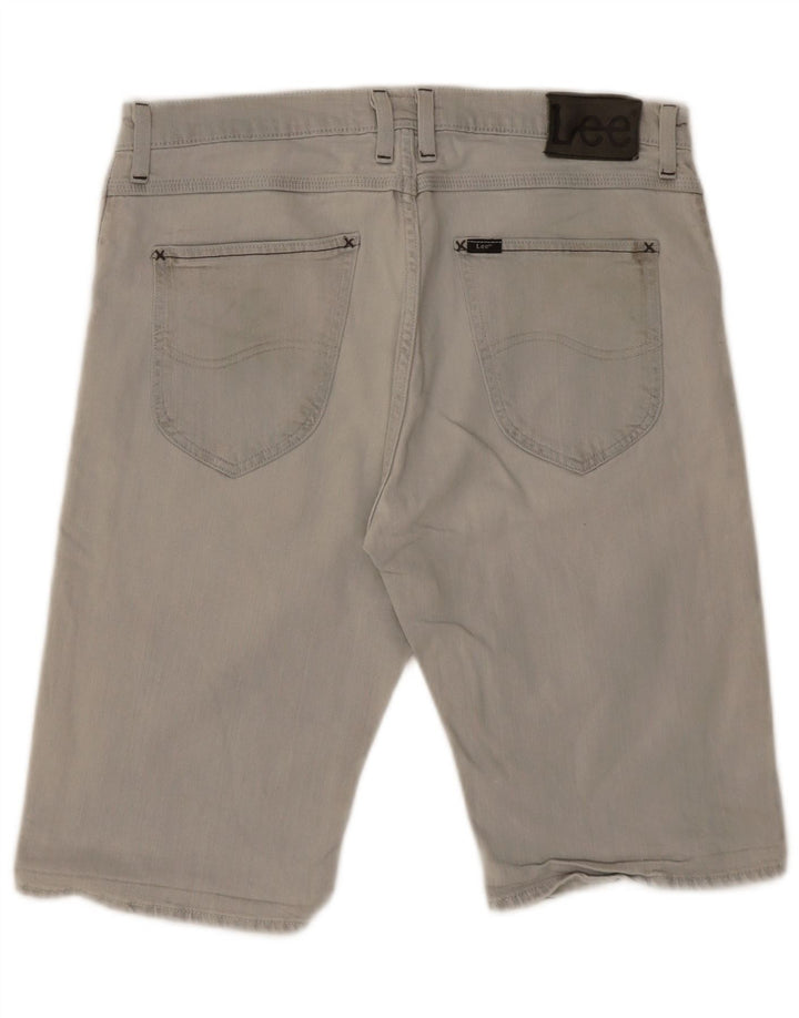 Lee Herre 5-lommers korte denimshorts W32 mellemgrå bomuld