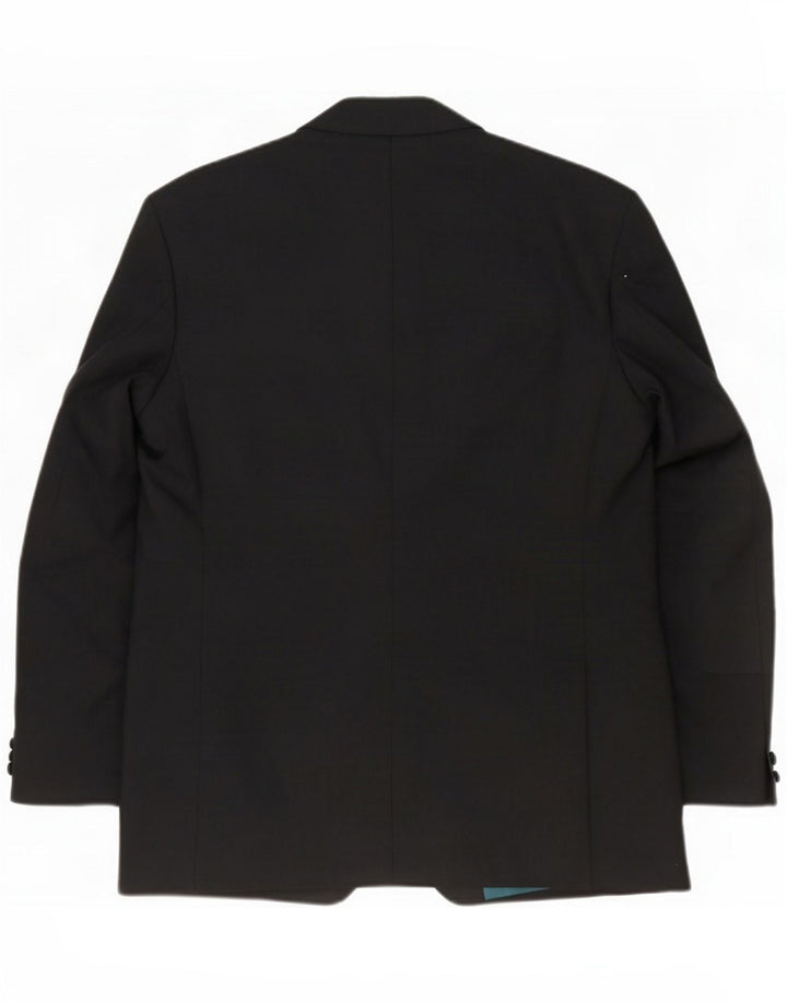 Marks & Spencer Herre St. Michael 2 Button Blazer Jacket UK 42 Large Black