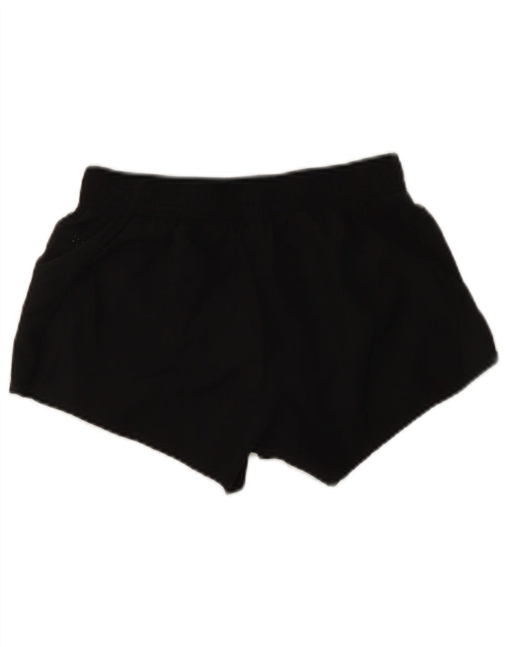 Nike Dame Dri Fit Sport Shorts UK 8 Small Black Polyester