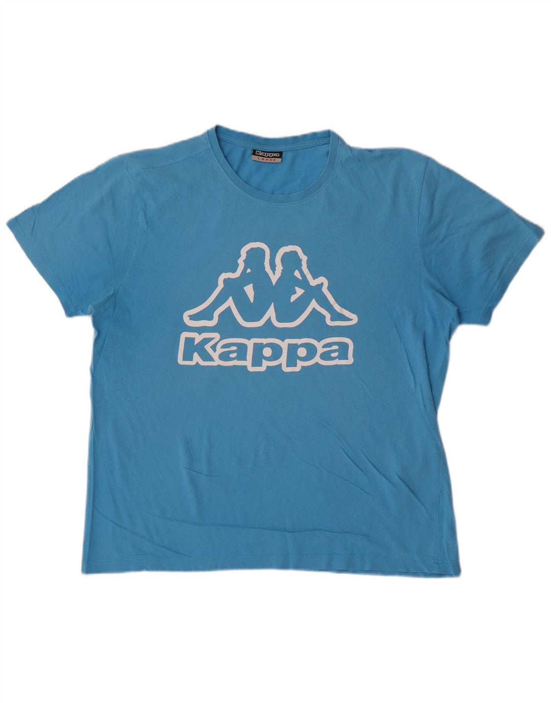 Kappa Herre Grafisk T-Shirt Top Stor Blå